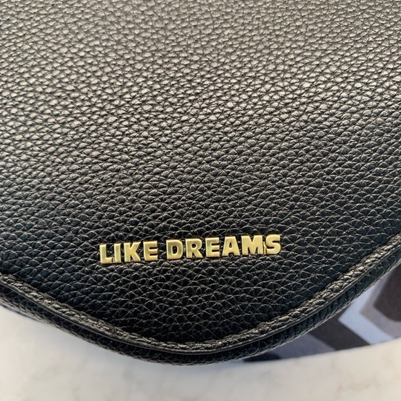 NEW Like Dreams Black Heart 🖤 Crossbody Bag - Picture 2 of 9